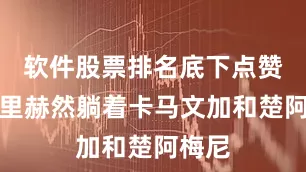 软件股票排名底下点赞列表里赫然躺着卡马文加和楚阿梅尼